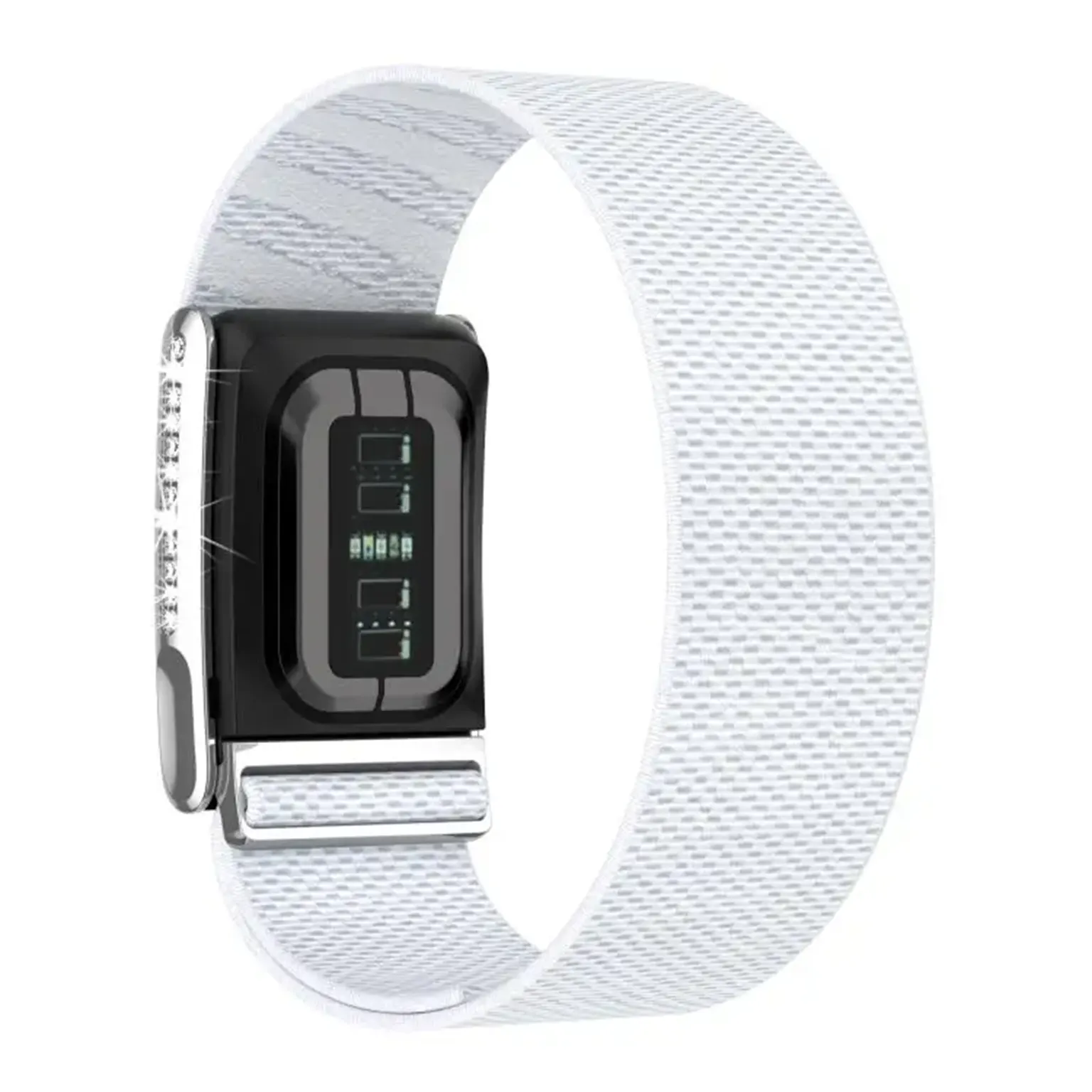 Sparkling Rhinestone Breathable Nylon Sports Loop Adjustable Replacement Strap for Whoop 5.0 PEAK