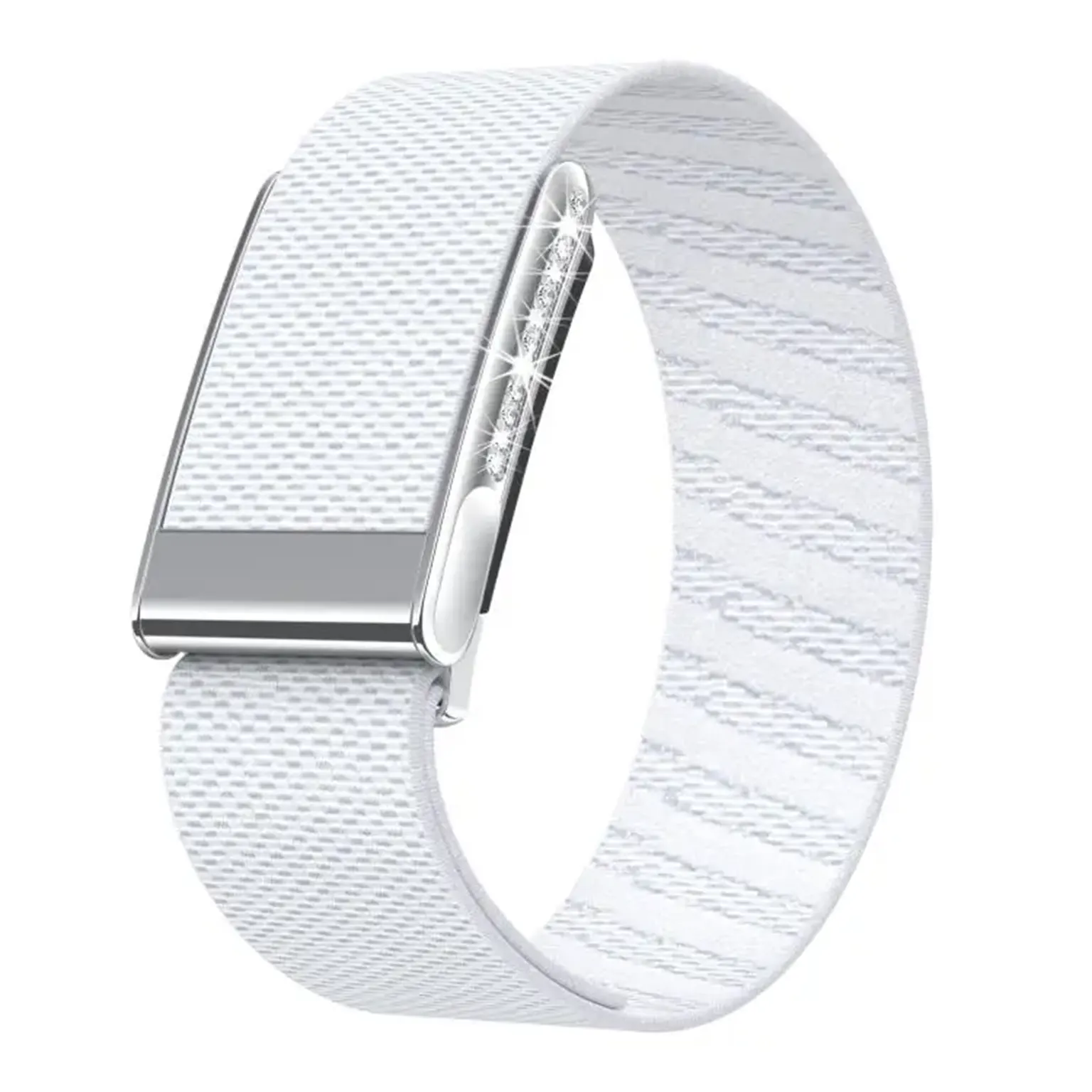 Sparkling Rhinestone Breathable Nylon Sports Loop Adjustable Replacement Strap for Whoop 5.0 PEAK KTSUMR4Z3 8997612044640