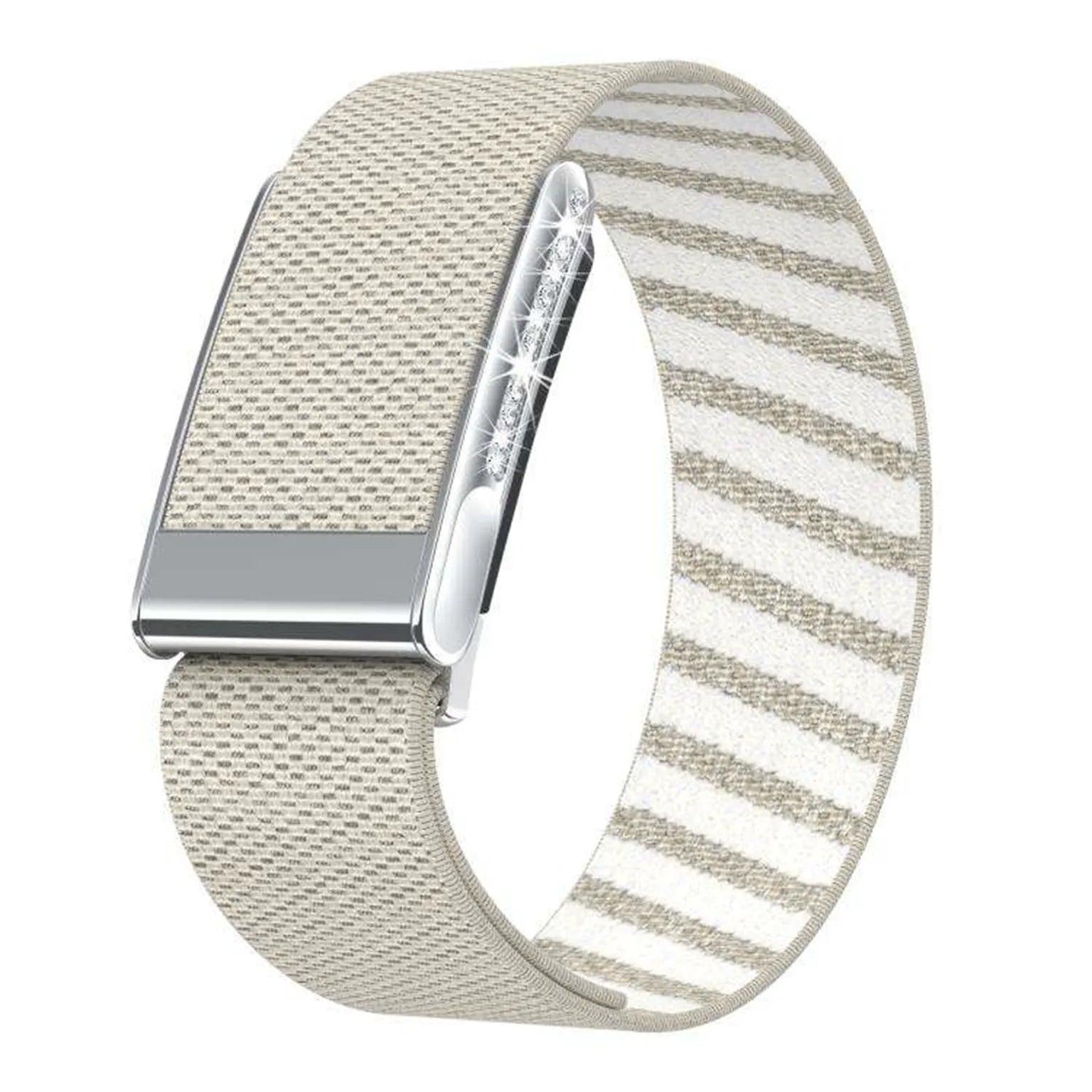 Sparkling Rhinestone Breathable Nylon Sports Loop Adjustable Replacement Strap for Whoop 5.0 PEAK KTSUHEYLX 8923273274416