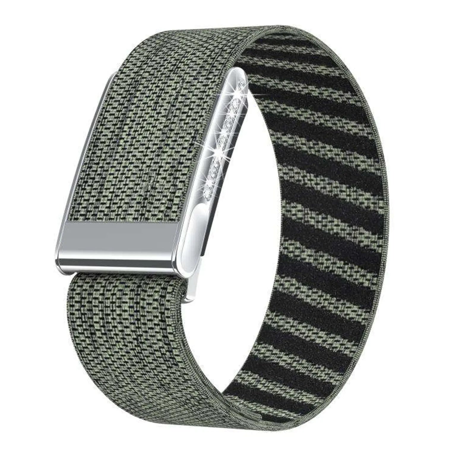 Sparkling Rhinestone Breathable Nylon Sports Loop Adjustable Replacement Strap for Whoop 5.0 PEAK KTSUQWUW1 8905609115617