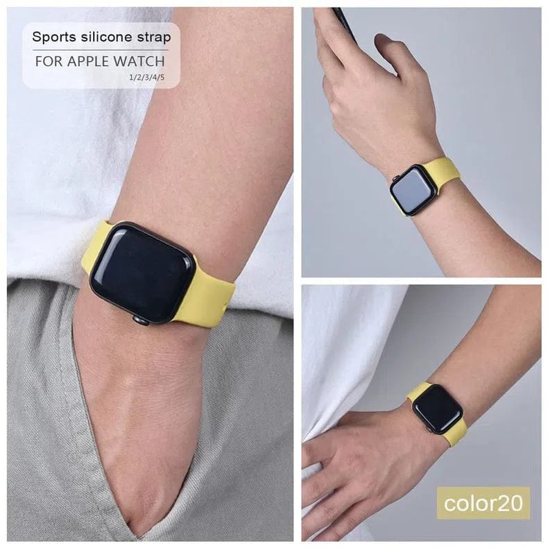 Sports Silicone Watch Band for Apple Watch 38 | 40 | 41 | 42mm S10