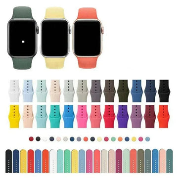 Sports Silicone Watch Band for Apple Watch 42 | 44 | 45 | Ultra 49 | 46mm S10 Watch Bands