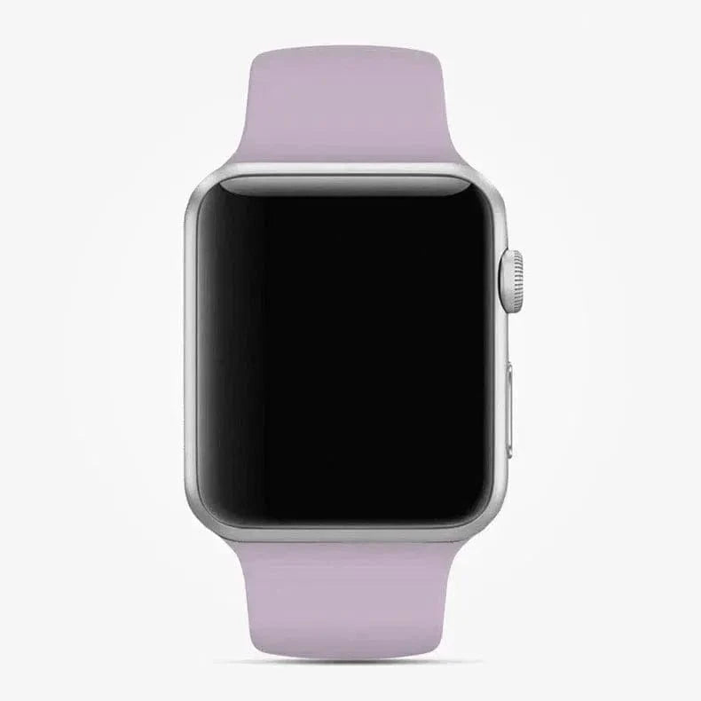 ktusu Generic Watch Bands Sports Silicone Watch Band for Apple Watch 42 | 44 | 45 | Ultra 49 | 46mm S10 Lilac Purple / M / L