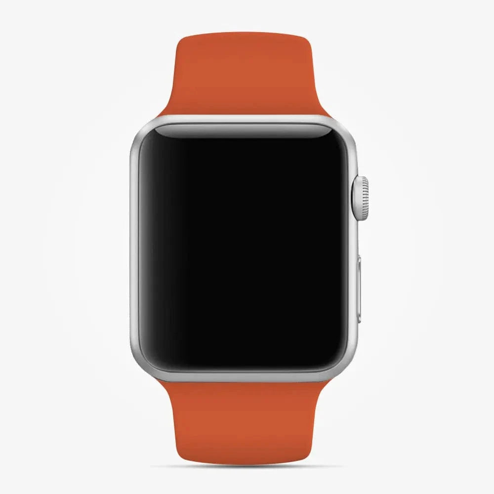 ktusu Generic Watch Bands Sports Silicone Watch Band for Apple Watch 42 | 44 | 45 | Ultra 49 | 46mm S10 Red / M / L