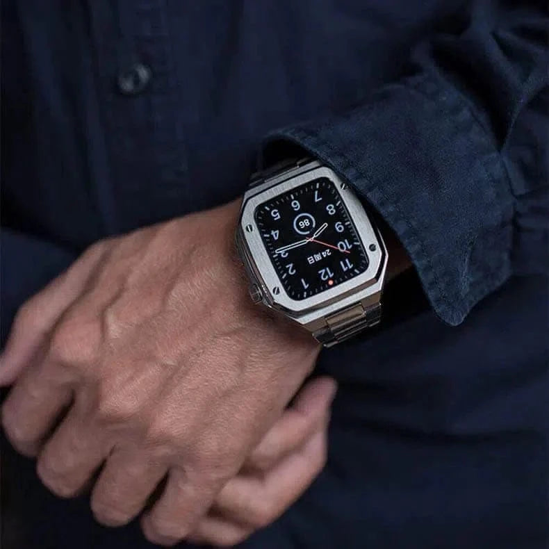 Stainless Steel Dual Link Bracelet for Apple Watch 44mm