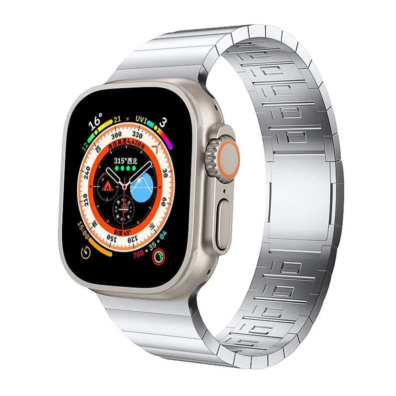 Stainless Steel Magnetic Closure Bracelet for Apple Watch 42 | 44 | 45 | Ultra 49 | 46mm S10