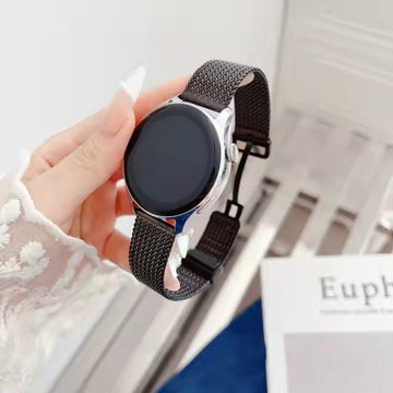 Stainless Steel Magnetic D-Buckle Band for Smartwatch 22mm Watch Bands