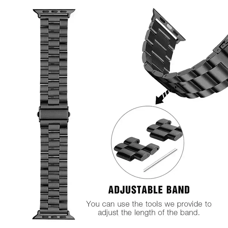 Stainless Steel Metal Bracelet for Apple Watch 38 | 40 | 41 | 42mm S10