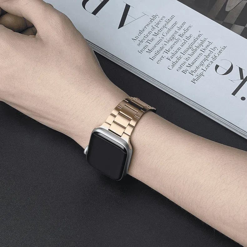 Stainless Steel Metal Bracelet for Apple Watch 38 | 40 | 41 | 42mm S10