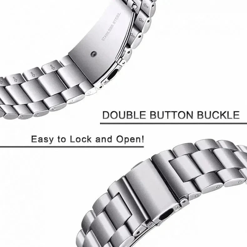 Stainless Steel Metal Link Bracelet for Smartwatch 20mm