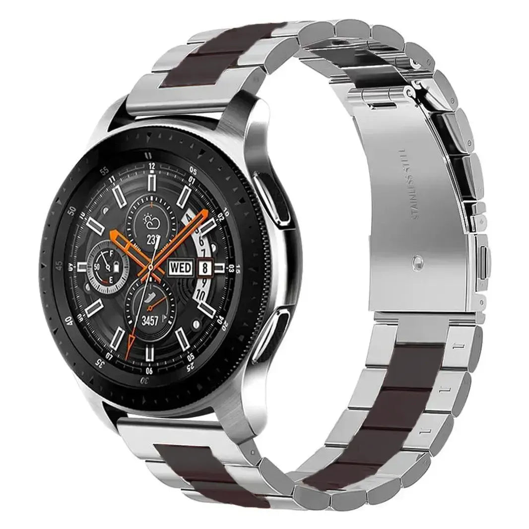 Stainless Steel Metal Link Bracelet for Smartwatch 22mm Watch Bands