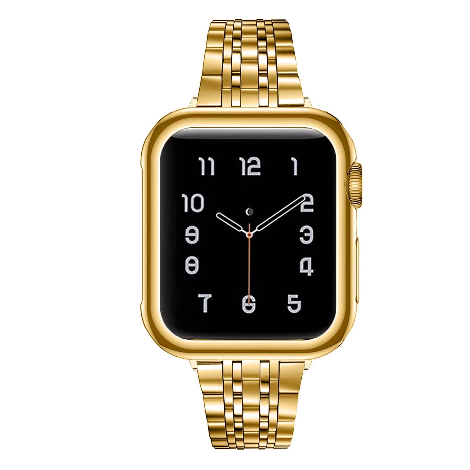 Stainless Steel Seven Link Bracelet for Apple Watch 42 | 44 | 45 | Ultra 49 | 46mm S10