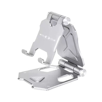 G55 Universal Adjustable Folding Metal Aluminum Alloy Stand for Phones Dark Grey - Ktusu