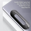 Foldable Cooling Bracket Small Tiny Stand for Laptops Metallic Grey - Ktusu