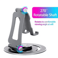 G62 Portable Folding 360-Degree Rotating Stand for Phones & Tablets Silver - Ktusu