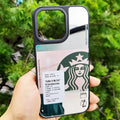 Cases & Covers for iPhone 12 Pro Max / Starbucks 2 Starbucks Print Mirror Acrylic Glass Back Case Cover for Apple iPhone