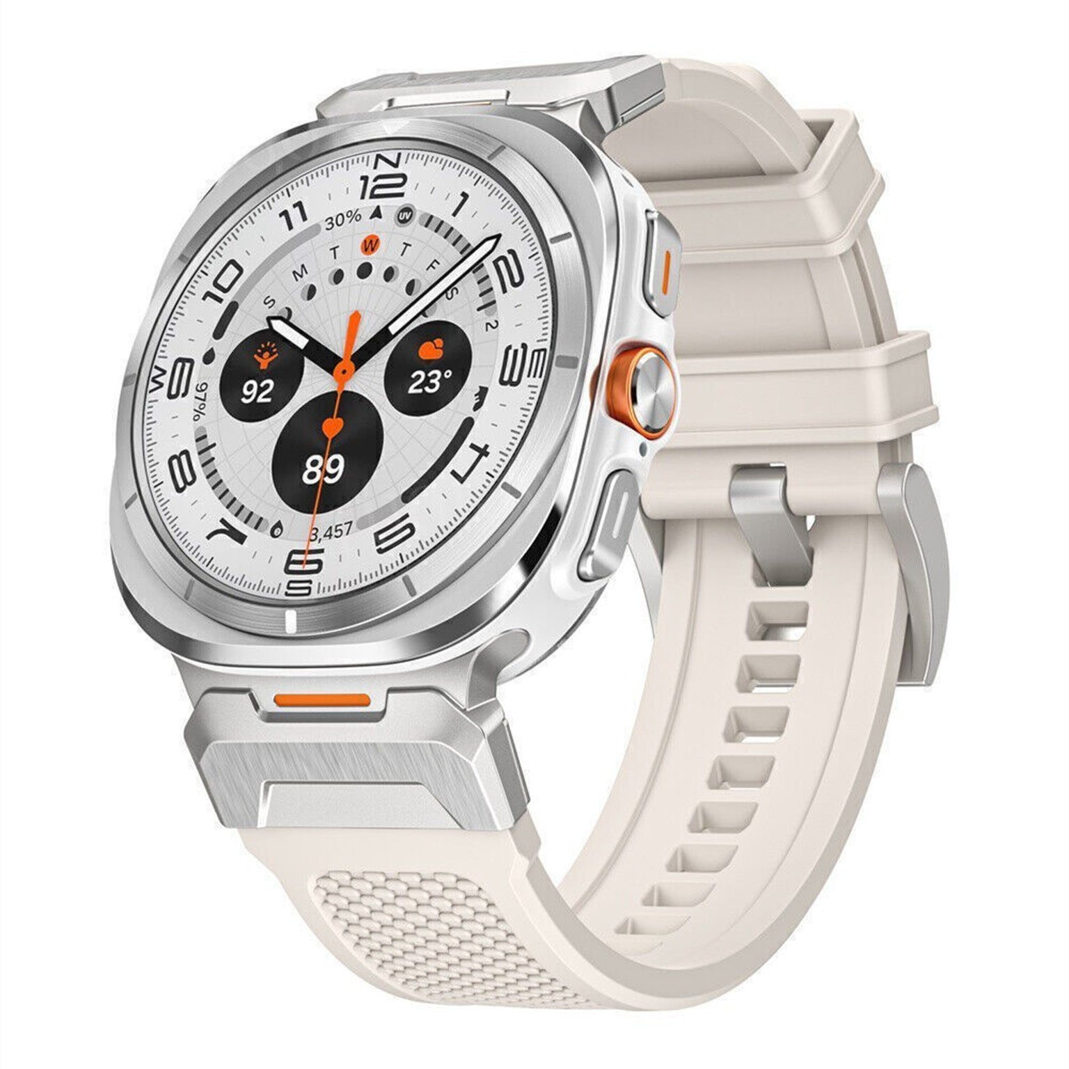 Outdoor Waterproof Rubber Sports Band for Samsung Watch Ultra 47mm