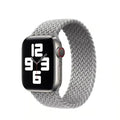 Braided Solo Elastic Sport Loop Watch Band for iWatch 38mm | 40mm | 41mm | 42mm Series 10 - Small / Grey - Ktusu