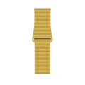 Leather Texture Magnetic Loop Watch Band for iWatch 38mm | 40mm | 41mm | 42mm Series 10 / Yellow - Ktusu