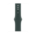 New Liquid Silicone Soft Sport Watch Band for iWatch 42mm | 44mm | 45mm | Ultra 49mm | 46mm Series 10 / Army Green - Ktusu