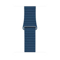 Leather Texture Magnetic Loop Watch Band for iWatch 42mm | 44mm | 45mm | Ultra 49mm | 46mm Series 10 / Cap Cod Blue - Ktusu