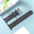 Braided Weave Breathable Soft Silicone Watch Band for iWatch 42mm | 44mm | 45mm | Ultra 49mm | 46mm Series 10 / Dark Grey - Ktusu