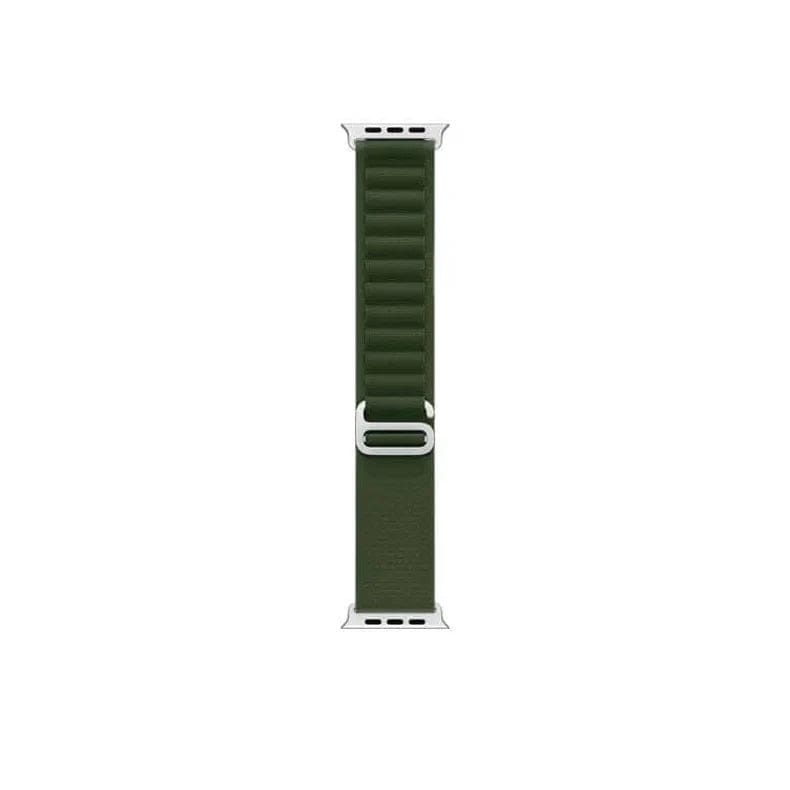 Alpine Loop Watch Band for iWatch 42mm | 44mm | 45mm | Ultra 49mm | 46mm Series 10 / Green - Ktusu