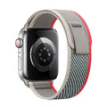 Trail Loop Watch Band for iWatch 42mm | 44mm | 45mm | Ultra 49mm | 46mm Series 10 / Grey Red - Ktusu