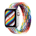 Braided Solo Elastic Sport Loop Watch Band for iWatch 42mm | 44mm | 45mm | Ultra 49mm | 46mm Series 10 - Medium / Multicolor - Ktusu