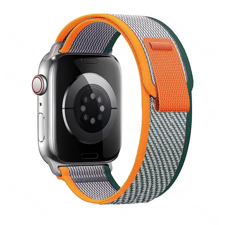 Trail Loop Watch Band for iWatch 42mm | 44mm | 45mm | Ultra 49mm | 46mm Series 10 / Orange Green - Ktusu