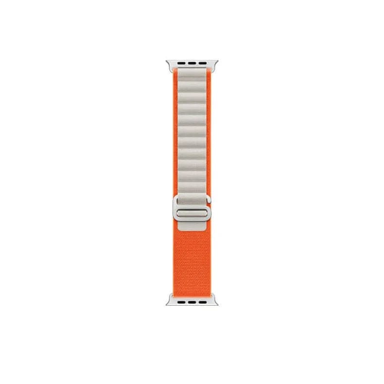 Alpine Loop Watch Band for iWatch 42mm | 44mm | 45mm | Ultra 49mm | 46mm Series 10 / Orange Starlight - Ktusu