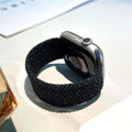 Braided Solo Elastic Sport Loop Watch Band for iWatch 42mm | 44mm | 45mm | Ultra 49mm | 46mm Series 10 - Small / Black Multicolor - Ktusu