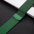 Milanese Magnetic Loop Watch Band for iWatch 42mm | 44mm | 45mm | Ultra 49mm | 46mm Series 10 / Style 1 / Green - Ktusu