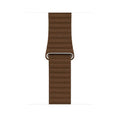 Leather Texture Magnetic Loop Watch Band for iWatch 42mm | 44mm | 45mm | Ultra 49mm | 46mm Series 10 / Tan Brown - Ktusu