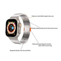 Stainless Steel Detachable Link Strap With Magnetic Closure Bracelet for iWatch - Ktusu