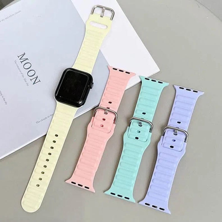 Ocean Ripple Silicone Soft Watch Band for iWatch - Ktusu