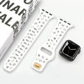 Soft Silicone Alphabetic Watch Band for iWatch - Ktusu