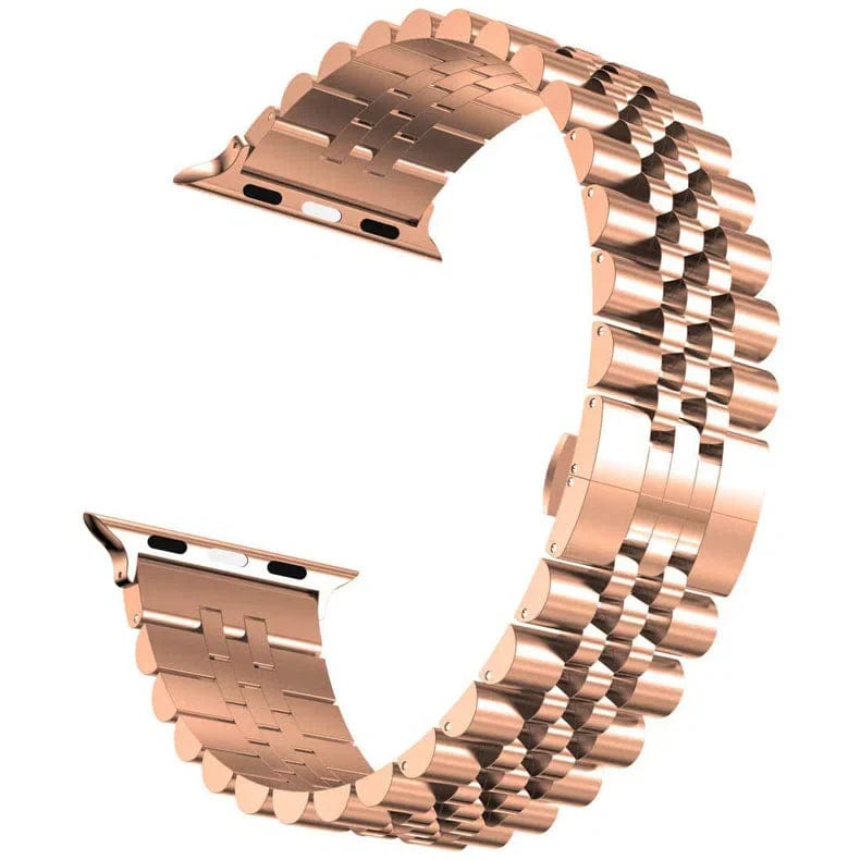 New Stainless Steel Metal Link Bracelet Chain Watch Band for iWatch - Ktusu