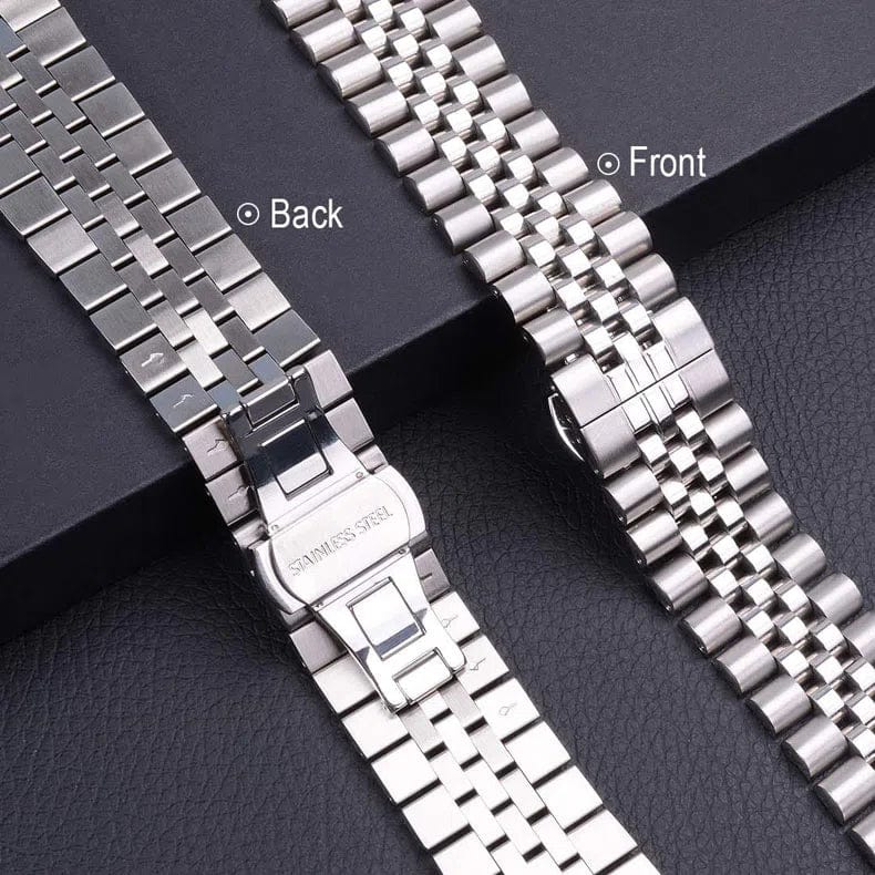 New Stainless Steel Metal Link Bracelet Chain Watch Band for iWatch - Ktusu