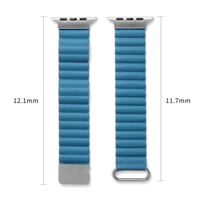 Magnetic Leather Texture Watch Band for iWatch - Ktusu