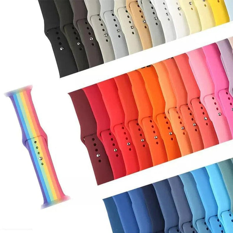 Sports Silicone Watch Band for iWatch 41mm | 40mm | 38mm | 42mm Series 10 - Ktusu