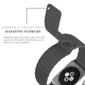 Leather Texture Magnetic Loop Watch Band for iWatch - Ktusu