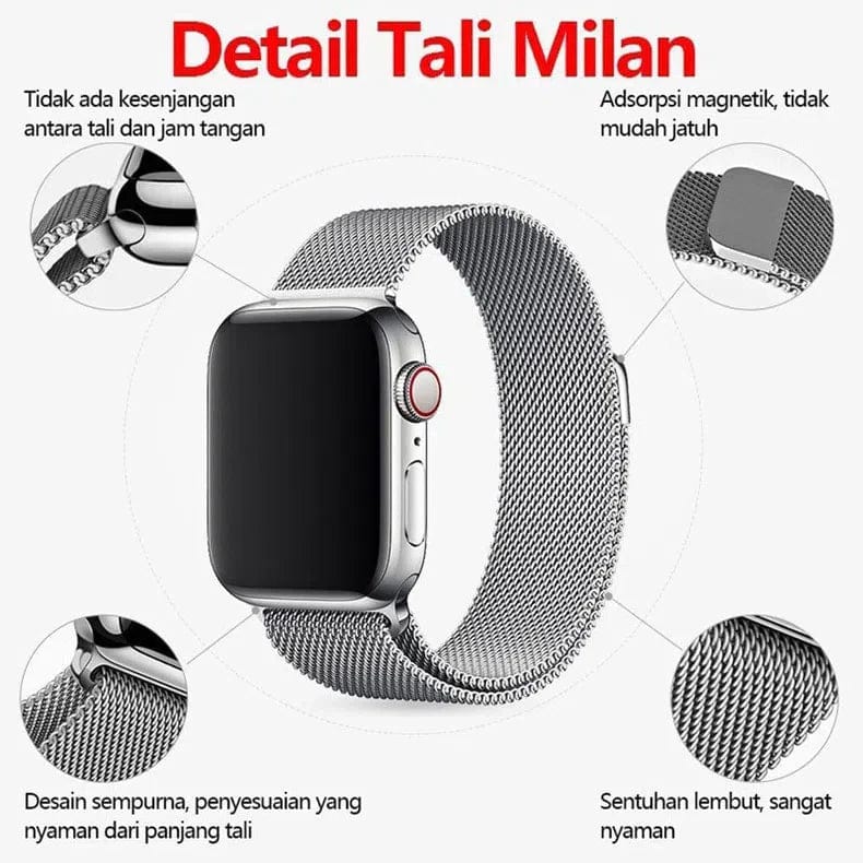 Milanese Magnetic Loop Watch Band for iWatch - Ktusu