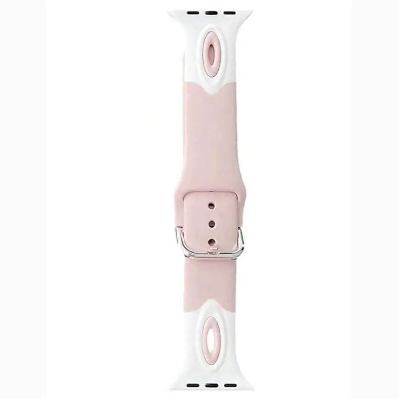 Dual Color Silicone Sport Watch Band for iWatch - Ktusu