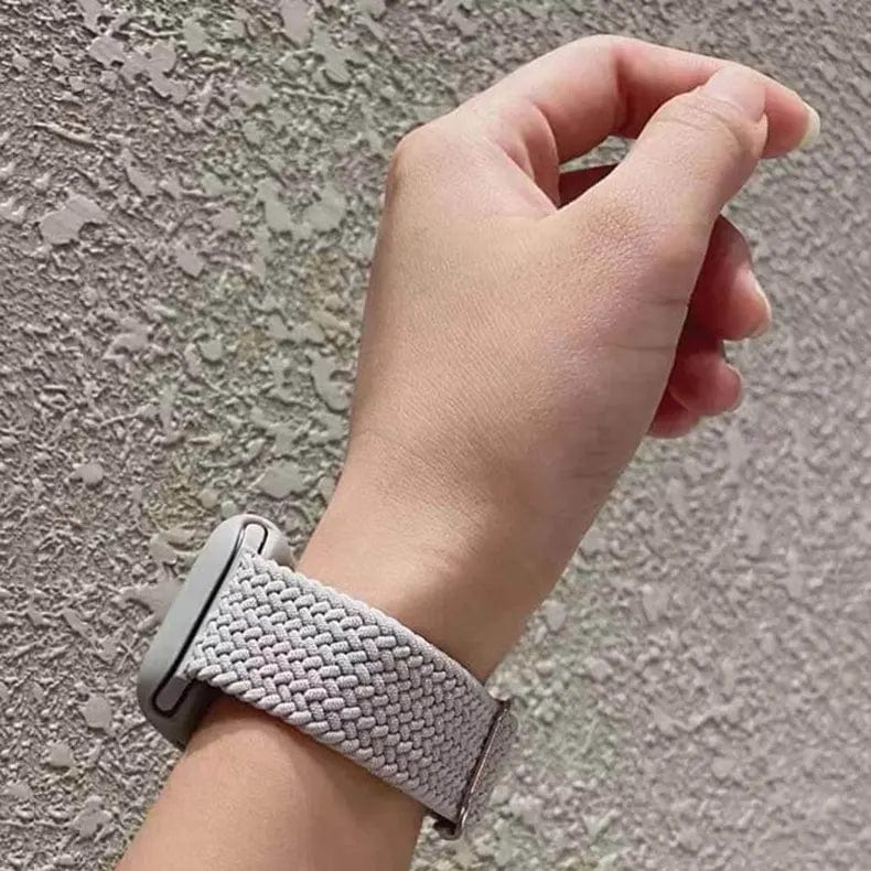 Braided Solo Elastic Sport Loop Watch Band for iWatch - Ktusu