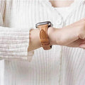 Women Slim Classic Leather Texture Watch Band for iWatch - Ktusu