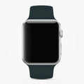 Sports Silicone Watch Band for iWatch 41mm | 40mm | 38mm | 42mm Series 10 M / L / Dark Green - Ktusu