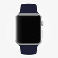 Sports Silicone Watch Band for iWatch 41mm | 40mm | 38mm | 42mm Series 10 M / L / Midnight Blue - Ktusu