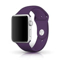 Sports Silicone Watch Band for iWatch 41mm | 40mm | 38mm | 42mm Series 10 M / L / Purple - Ktusu