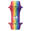 Sports Silicone Watch Band for iWatch 41mm | 40mm | 38mm | 42mm Series 10 M / L / Rainbow - Ktusu